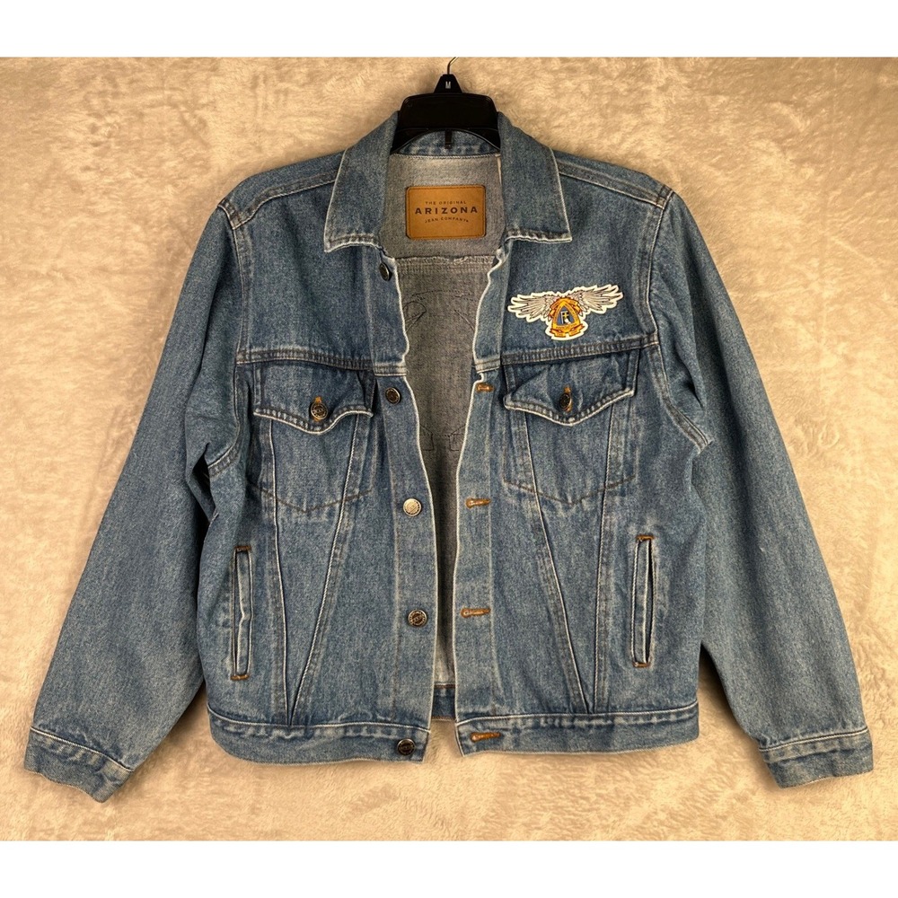 VTG Christian Motorcyclists Association Denim Jacket Kids CMA Trucker L 14/16